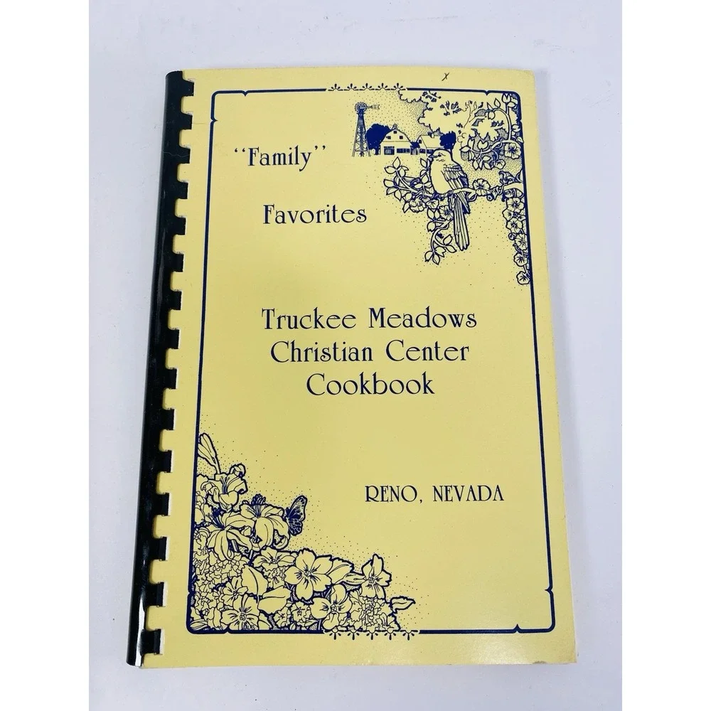 Truckee Meadows Christian Center Cookbook‎ Reno Nevada 1984 Spiral Community